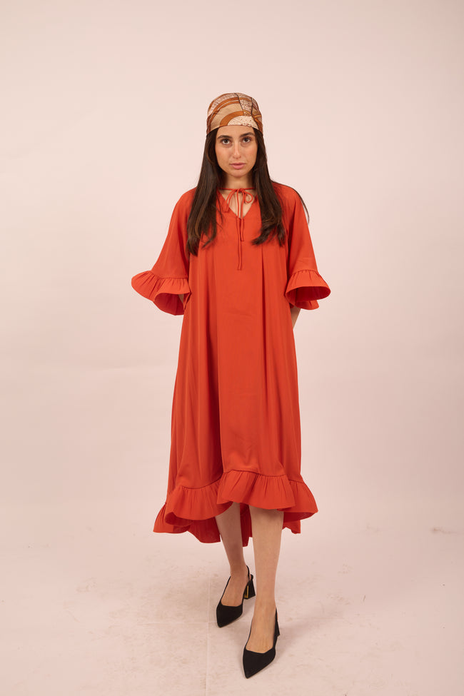 Nora Ruffle Dress