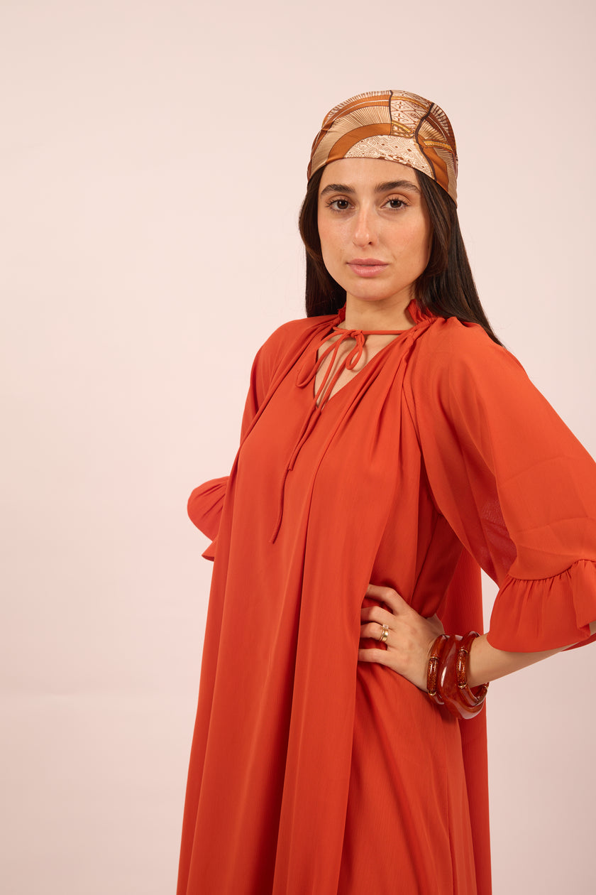 Nora Ruffle Dress