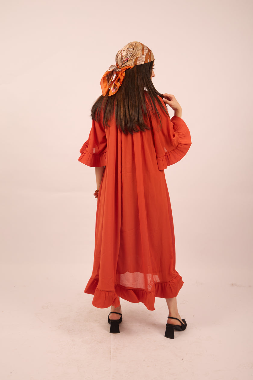 Nora Ruffle Dress