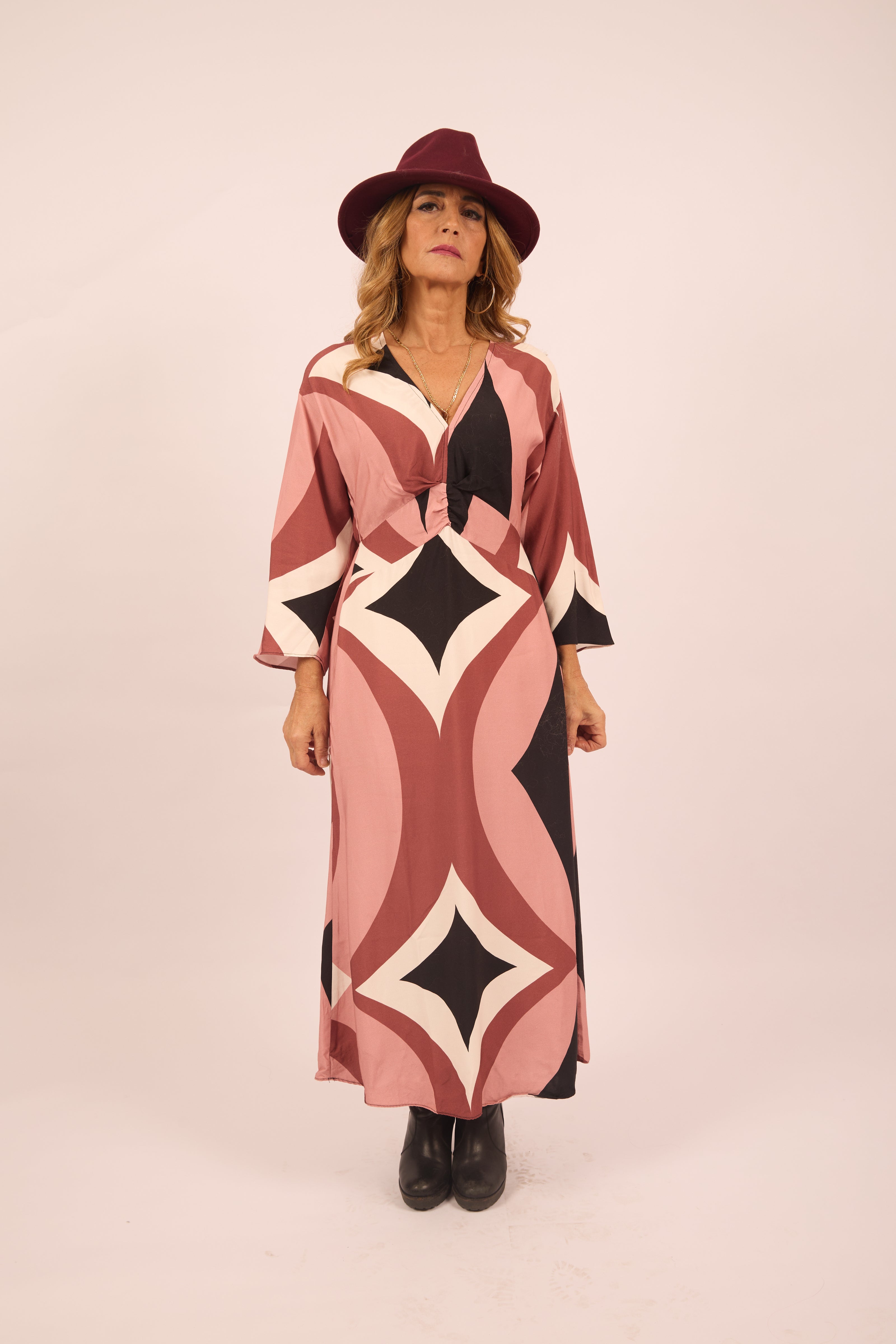 Salome Modest Printed Maxi Dress