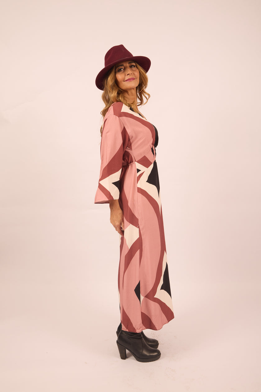 Salome Modest Printed Maxi Dress