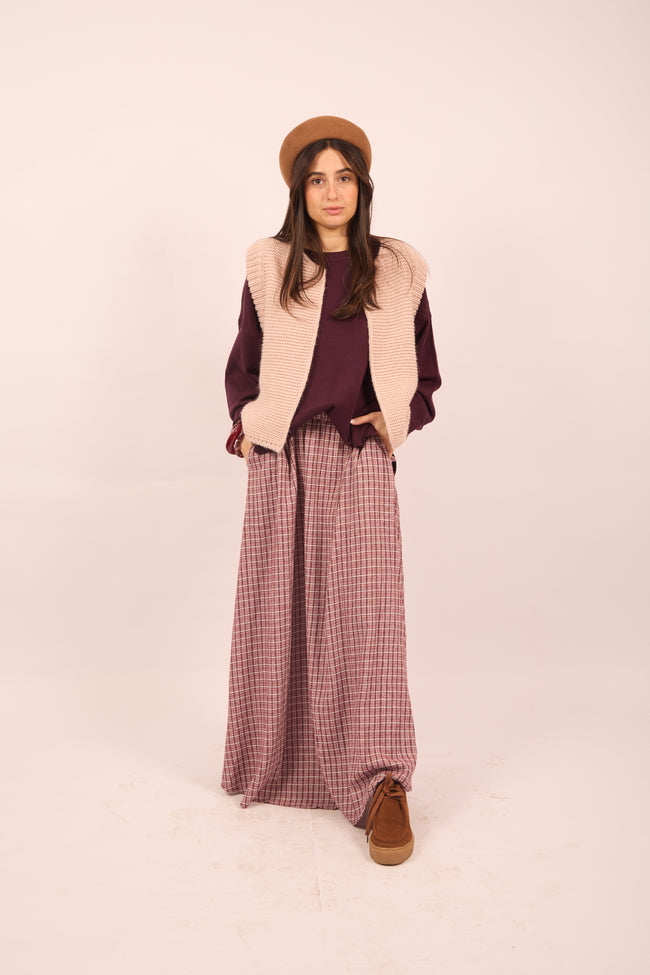 Tina Sleeveless Knit Vest