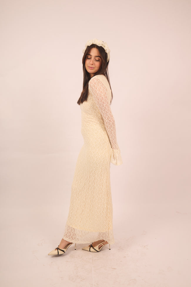 Tara Long Lace Modest Dress