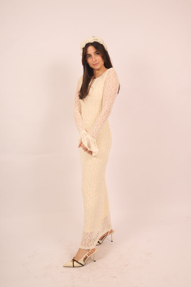Tara Long Lace Modest Dress