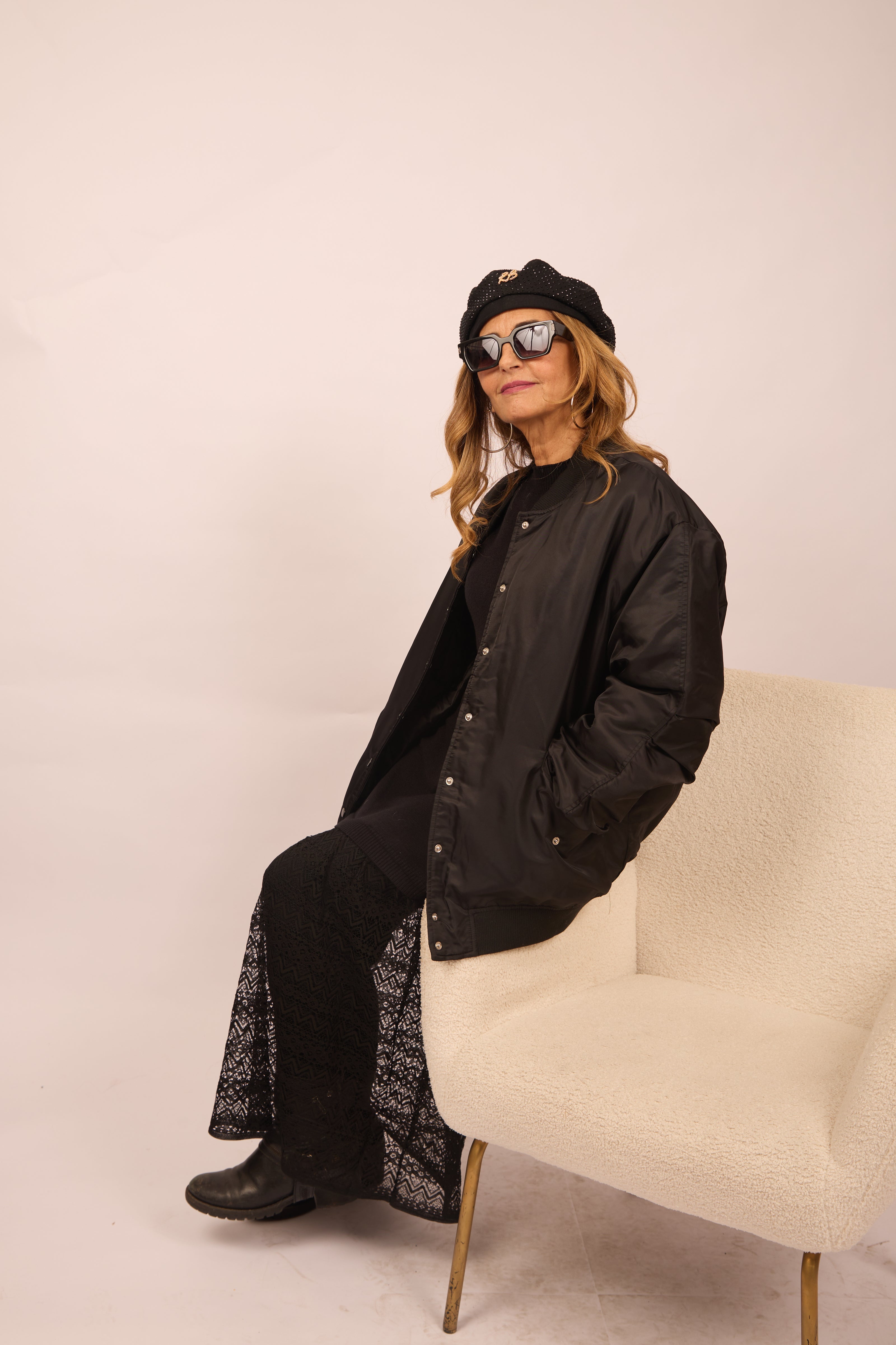 Noah Jacket – Black Oversized Lightweight Jacket