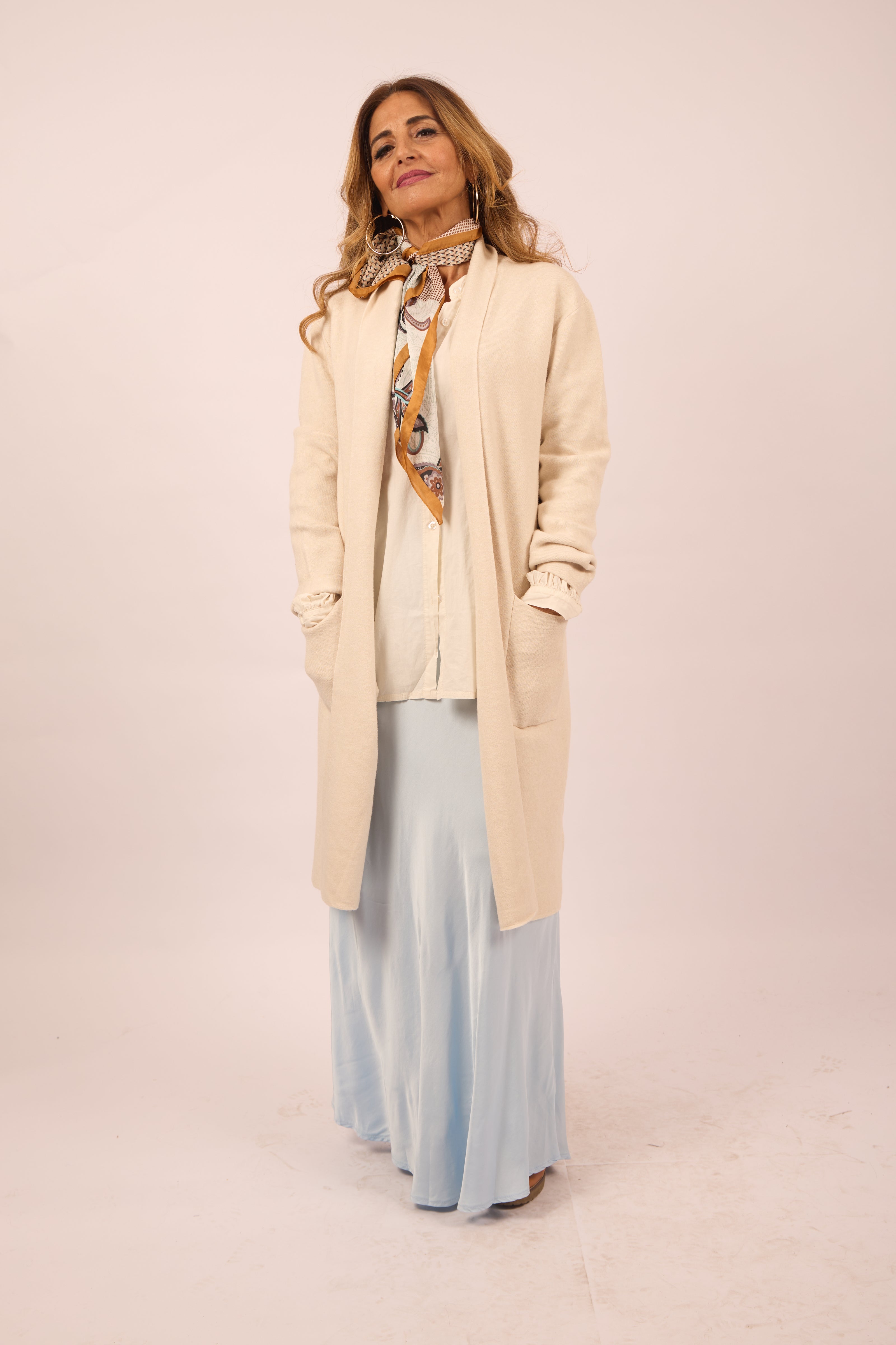 Orelia Knit Longline Vest