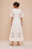 Iliana Floral Guipure Lace Maxi Dress