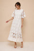Iliana Floral Guipure Lace Maxi Dress