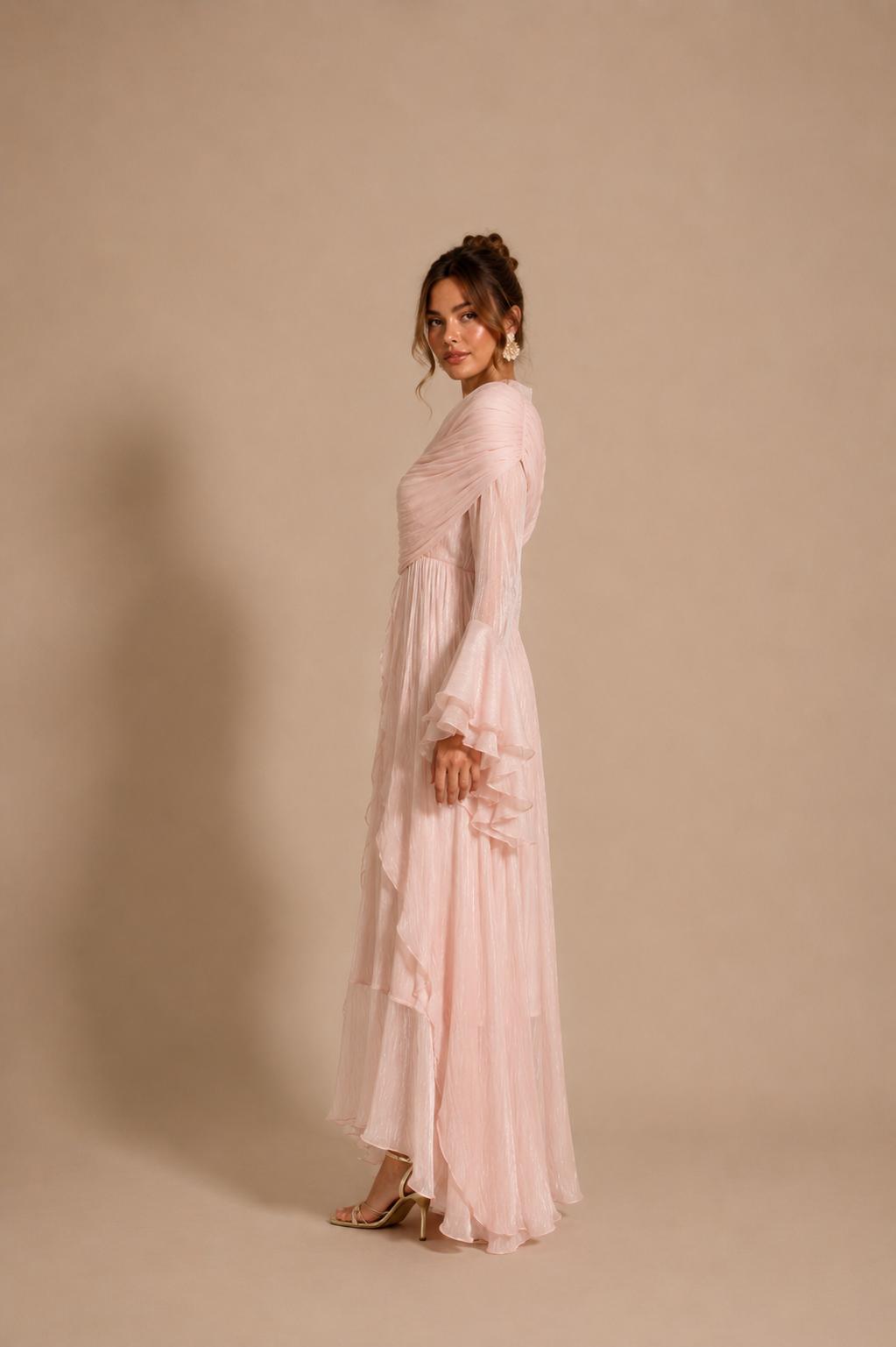 Blush Pink Maxi Dress