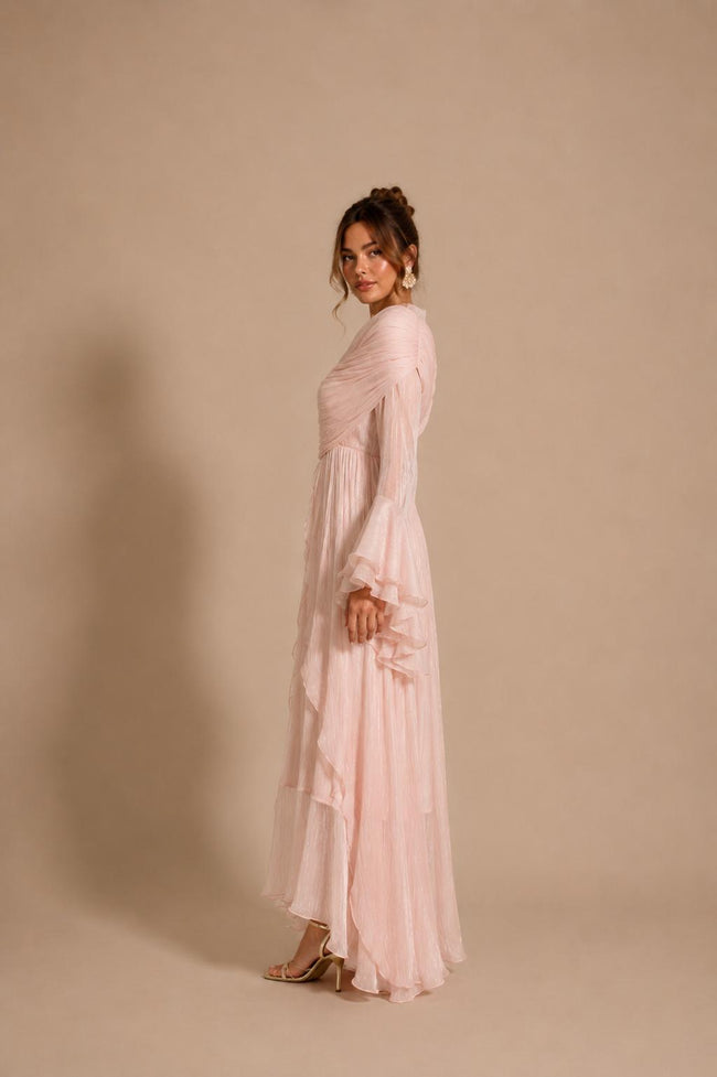 Blush Pink Maxi Dress