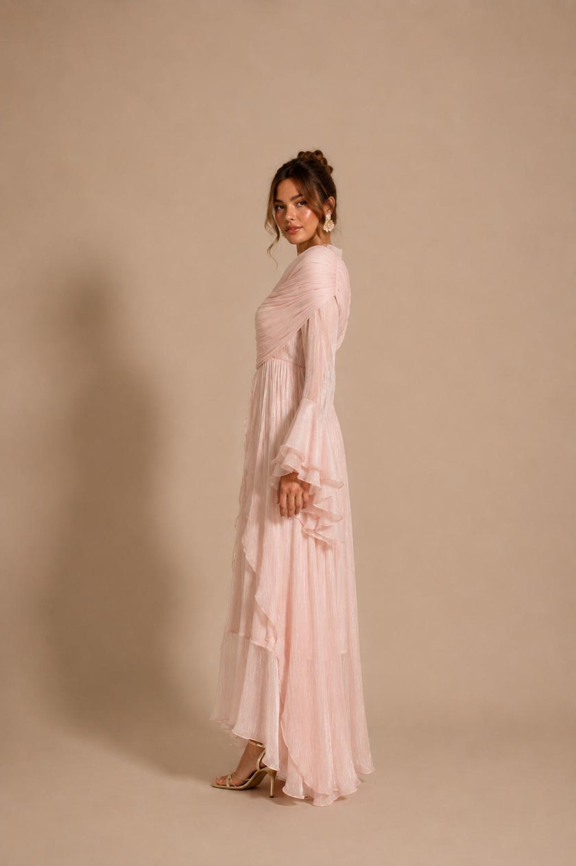 Blush Pink Maxi Dress