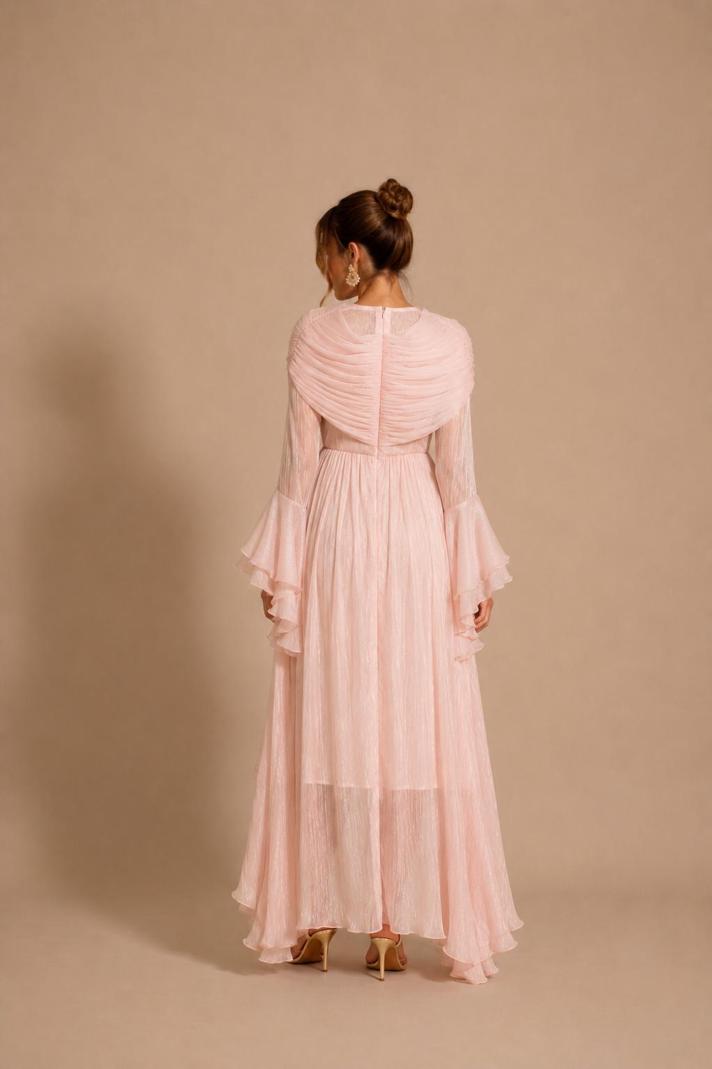Blush Pink Maxi Dress