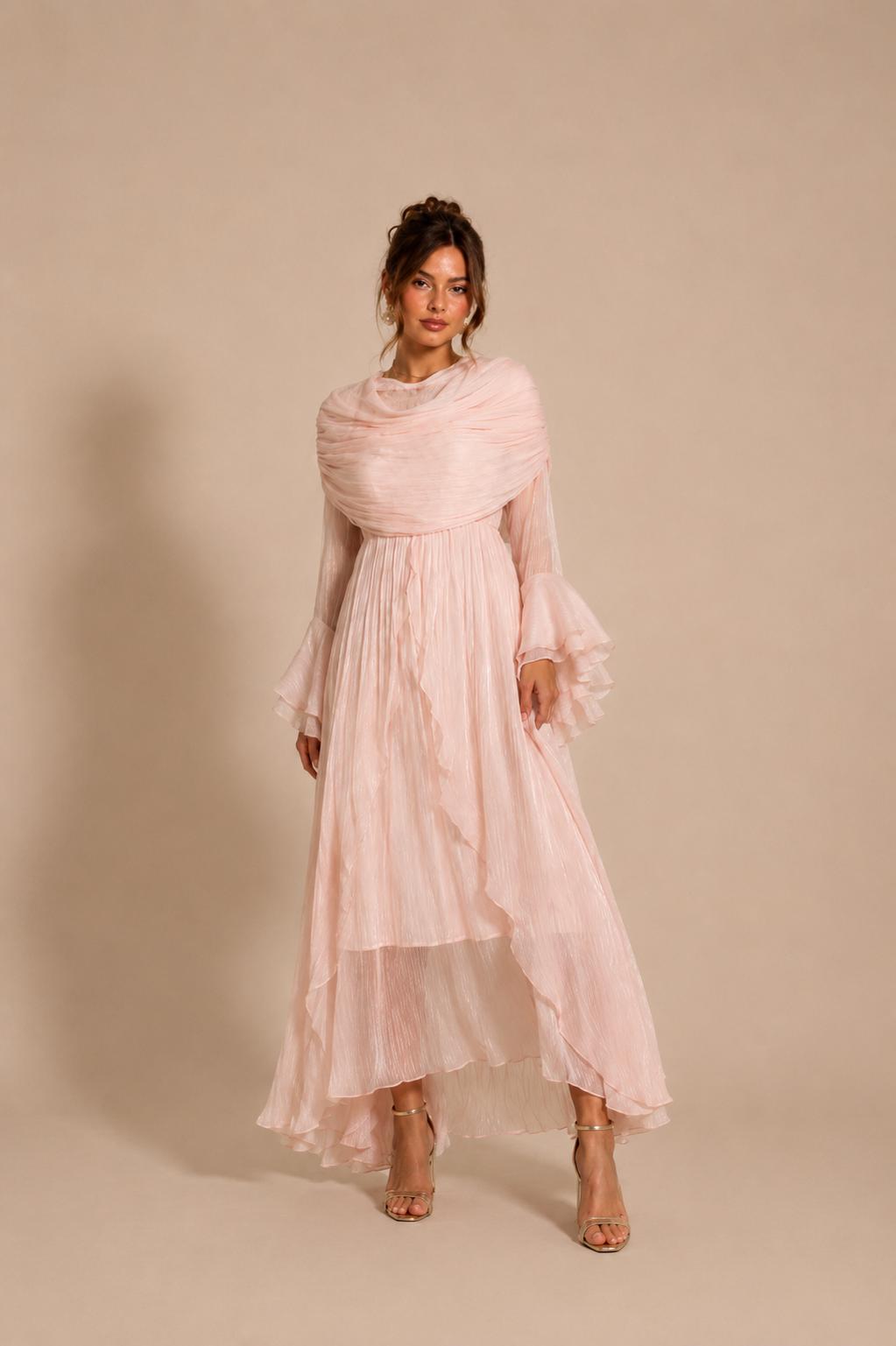 Blush Pink Maxi Dress