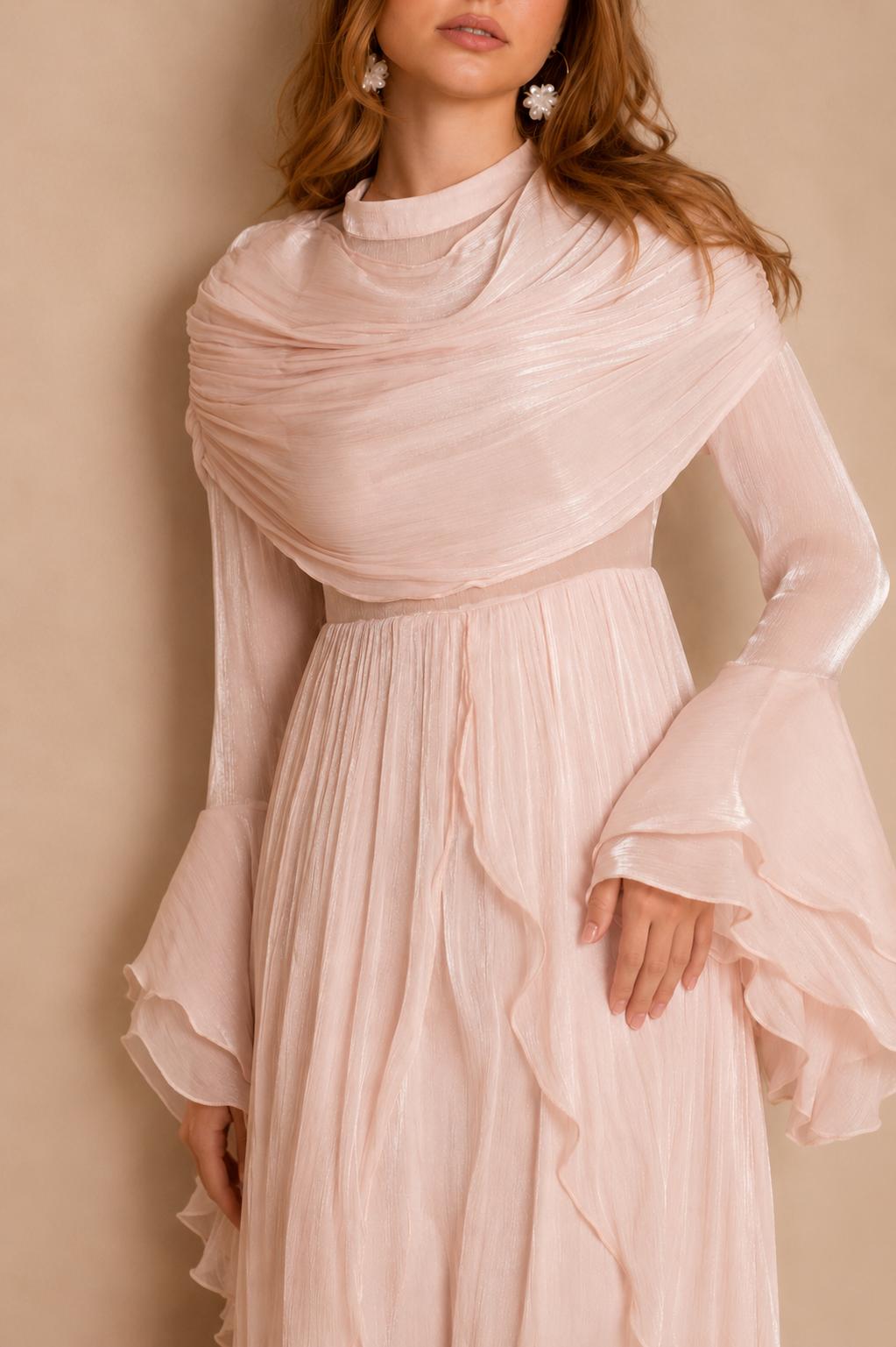 Blush Pink Maxi Dress