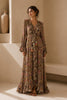 Gina Floral Ruffle Maxi Dress