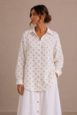 Noa Polka Dot Cotton Gauze Shirt