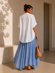 Viviane Ethereal Asymmetrical Maxi Skirt