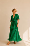 Lia Satin Maxi Dress
