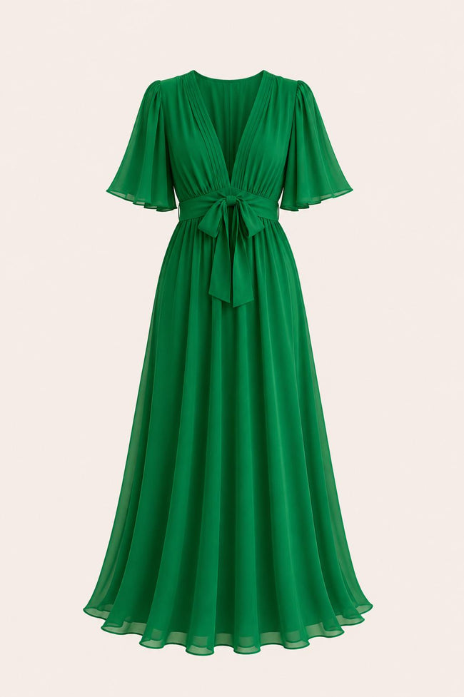 Lia Satin Maxi Dress