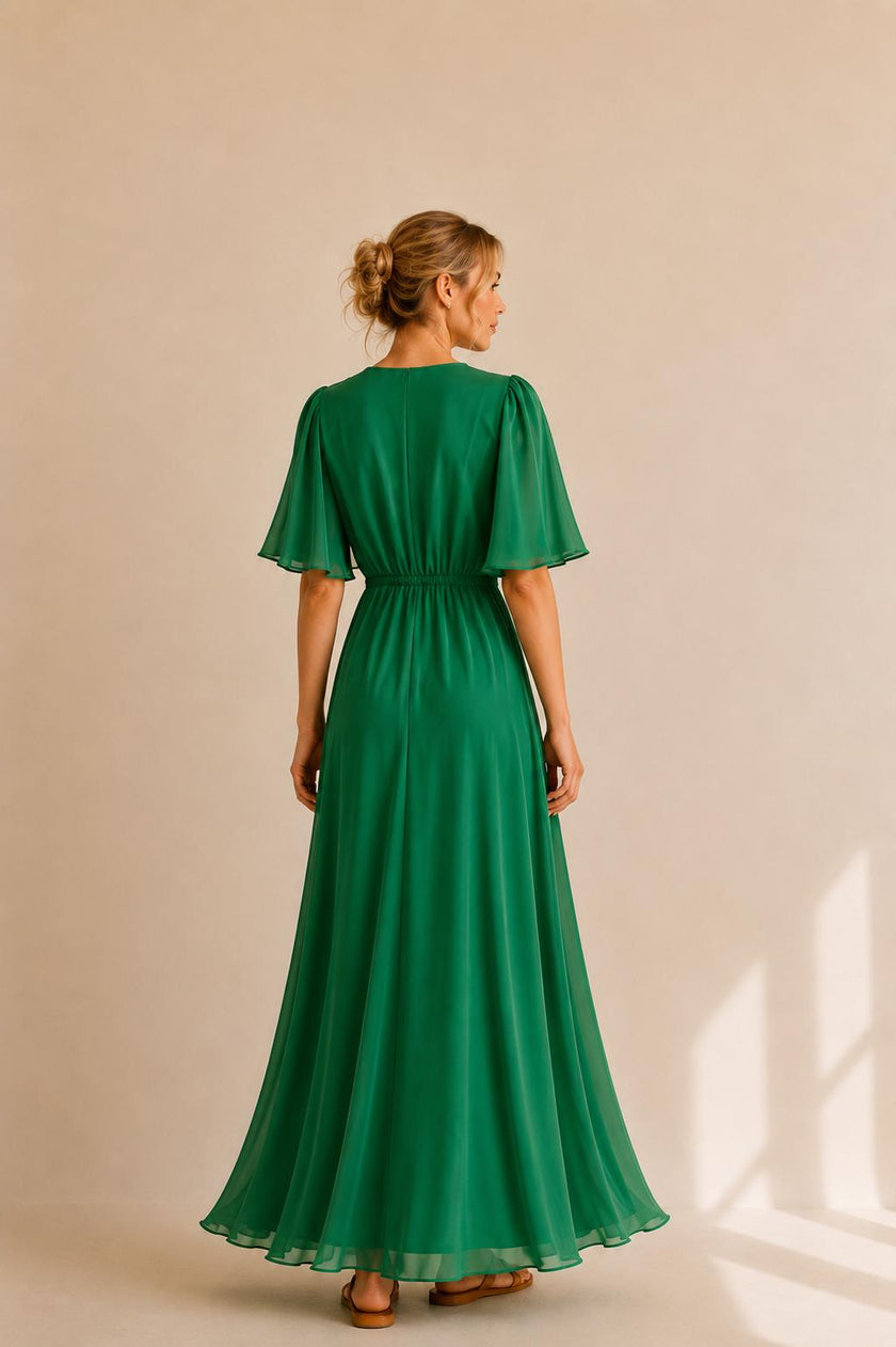 Lia Satin Maxi Dress