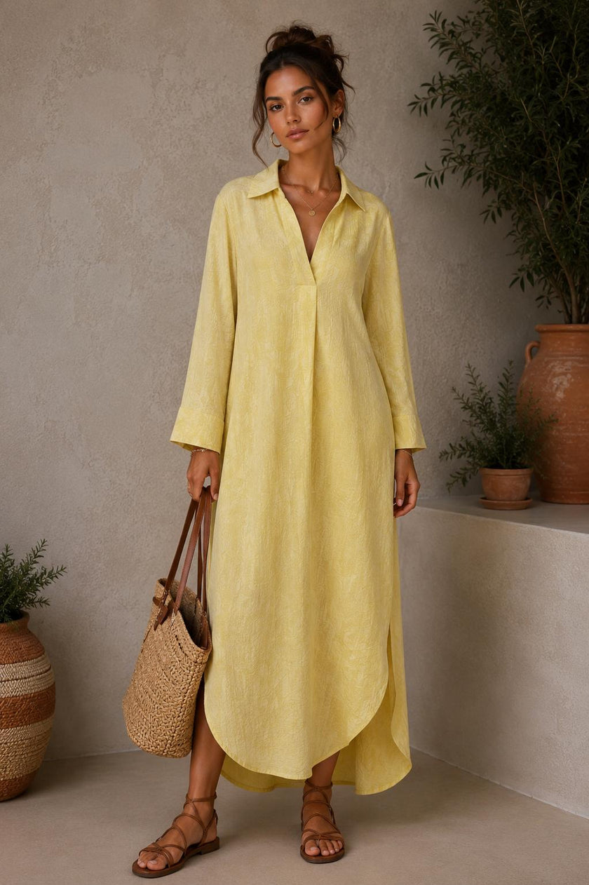 Eva Long Shirt Dress