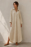 Eva Long Shirt Dress