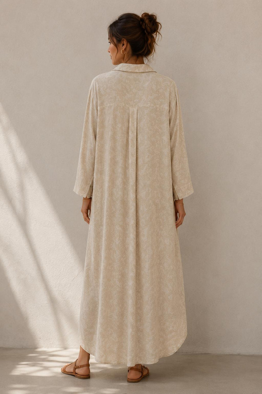 Eva Long Shirt Dress