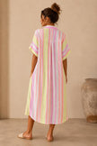 Gigi Striped Oversized Shirt Dress