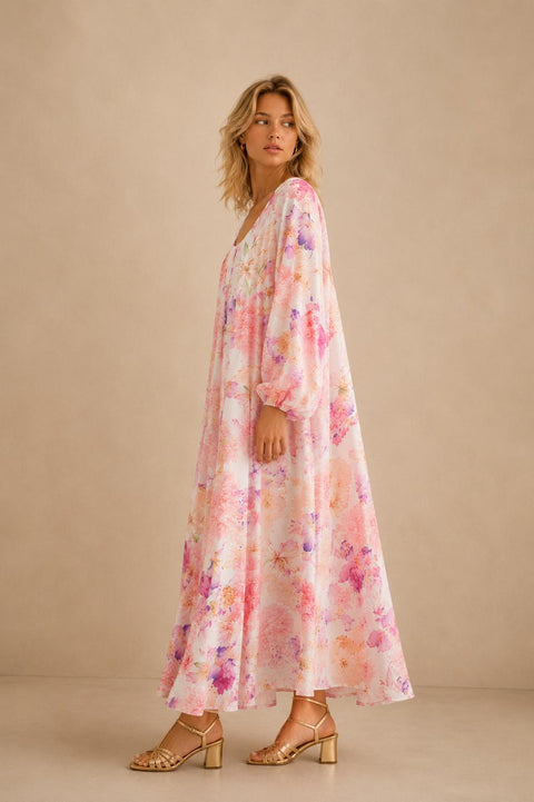 Dana Floral Oversized Maxi Dress