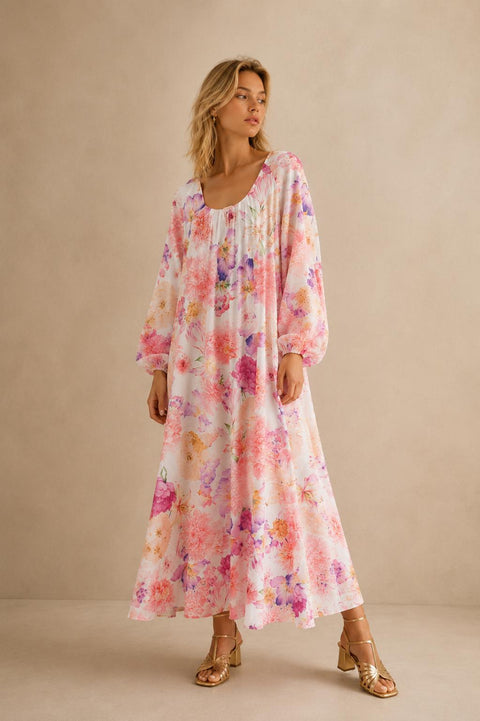 Dana Floral Oversized Maxi Dress