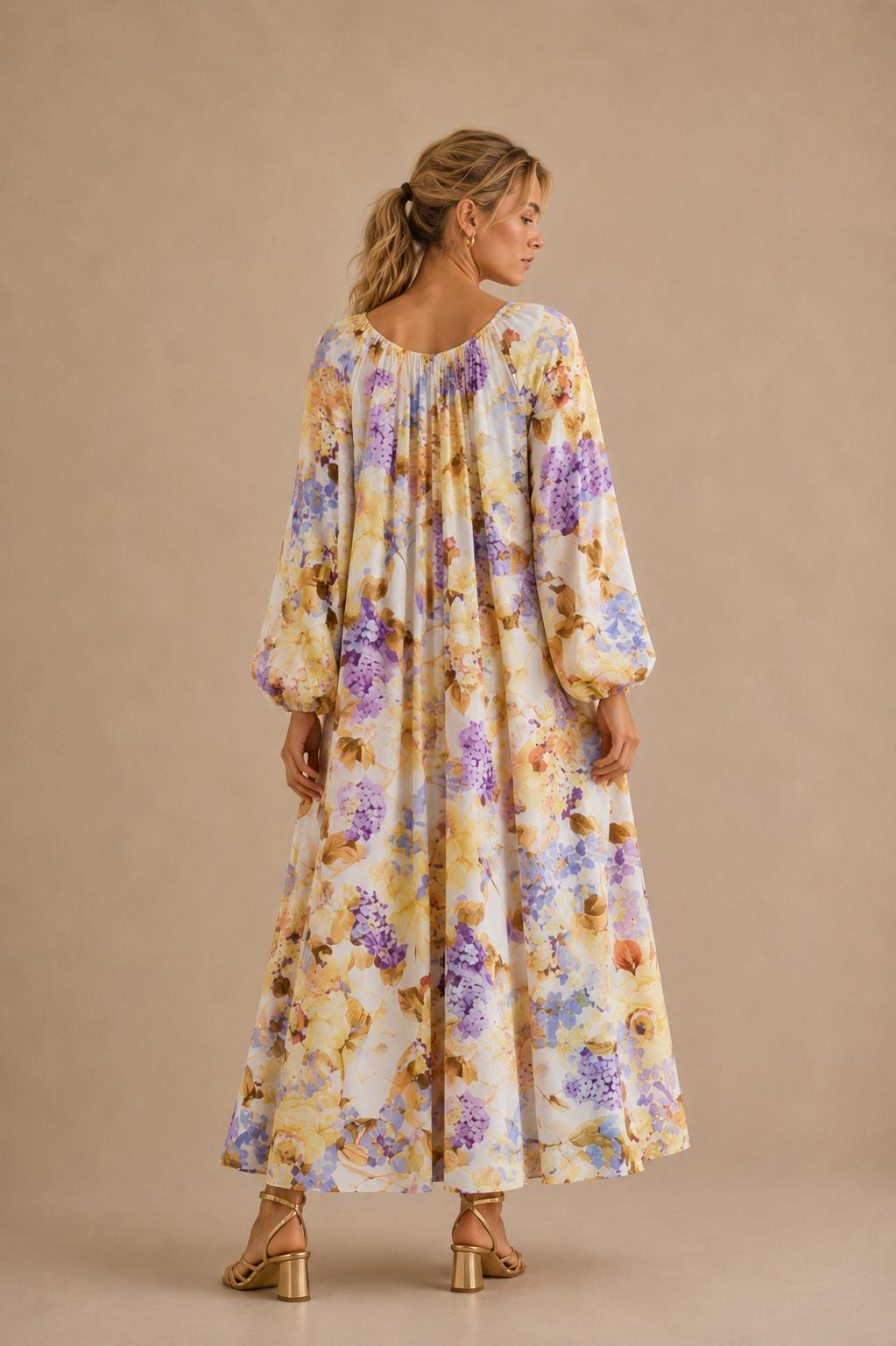 Dana Floral Oversized Maxi Dress