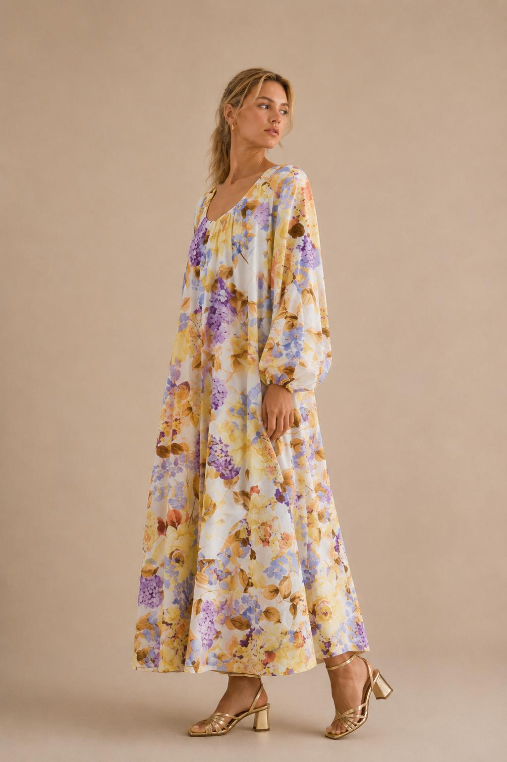 Dana Floral Oversized Maxi Dress