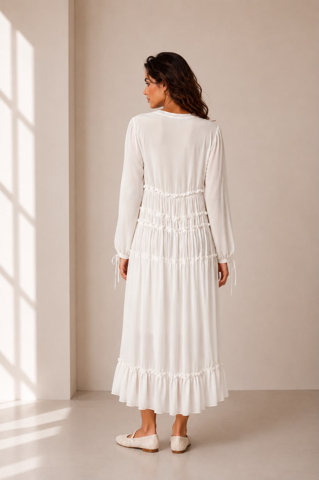 Bea Ruffle Maxi Dress