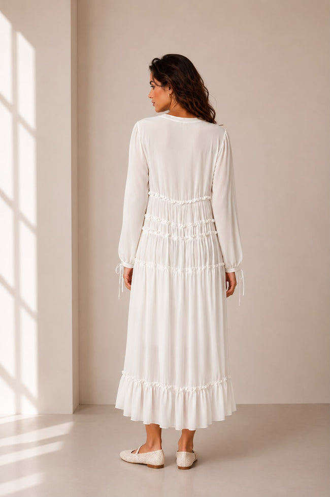 Bea Ruffle Maxi Dress