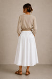 Barbara Button-Down Midi Skirt