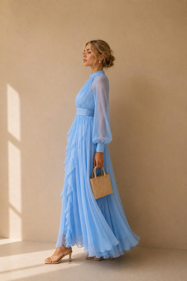 Celeste Pleated Maxi Dress