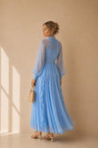 Celeste Pleated Maxi Dress