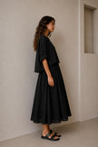 Naomi Minimalist Layered Midi Dress