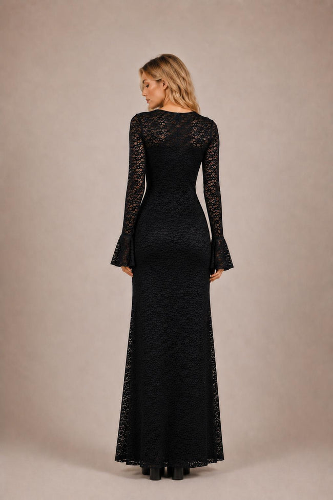 Tara Long Lace Modest Dress