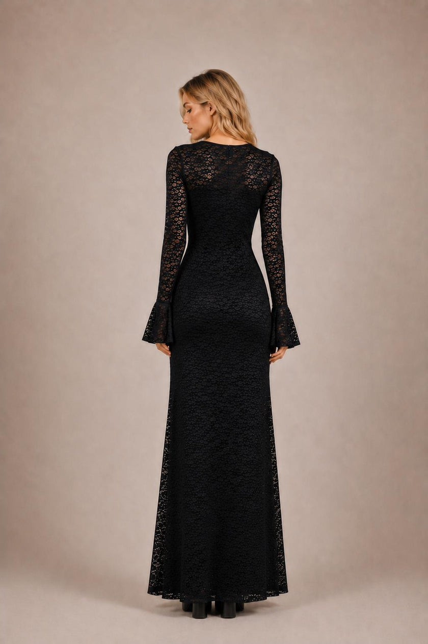 Tara Long Lace Modest Dress