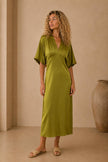 Tatiana Satin Maxi Dress