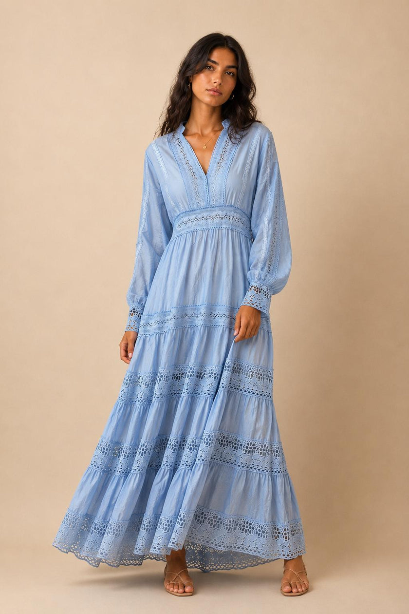 Blum Lace Detail Maxi Dress