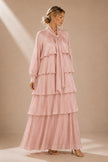 Veronica Tiered Tie-Neck Maxi Dress