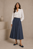 Mathilde Polka Dot Midi Skirt